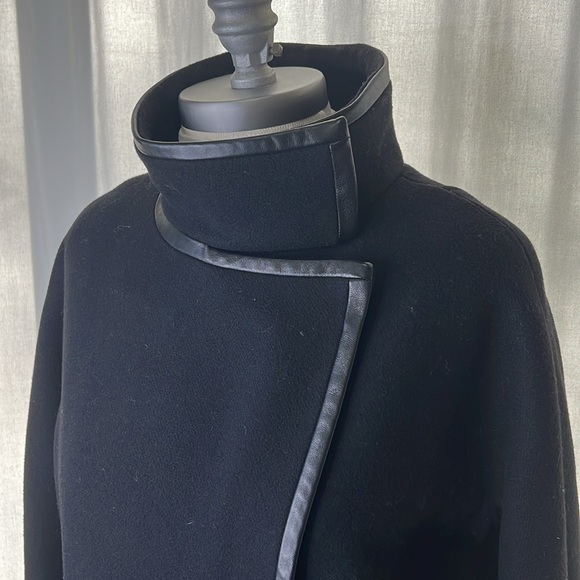 Madewell City Grid Wool Blend Cocoon Coat - Picture 4 of 6